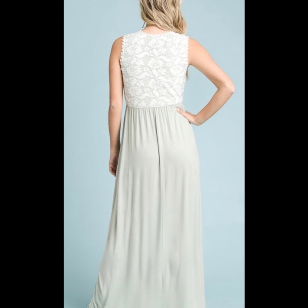 🍀Only 1 Left🍀 Lace top maxi dress - Picture 3 of 3